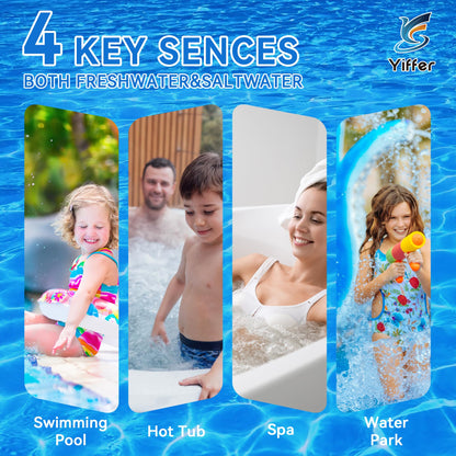 175-Count 7-Way Hot Tub & Pool Test Strips - Accurate Test Bromine, Total Alkalinity, pH, Free Chlorine, Total Hardness, Cyanuric Acid, and Total Chlorine