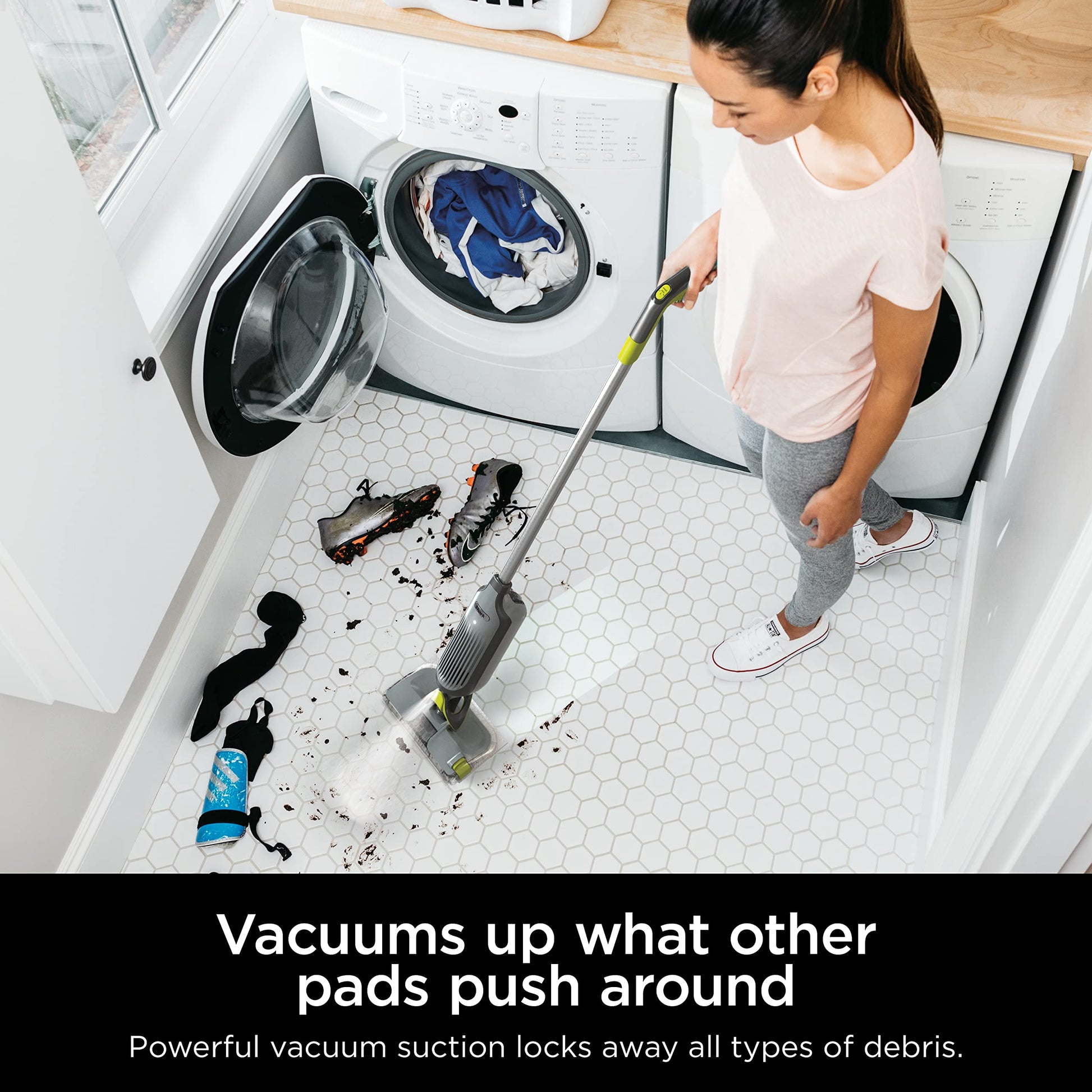 Shark VACMOP Disposable Hard Floor Pad Refills, 32 Count, VMP32 Shark