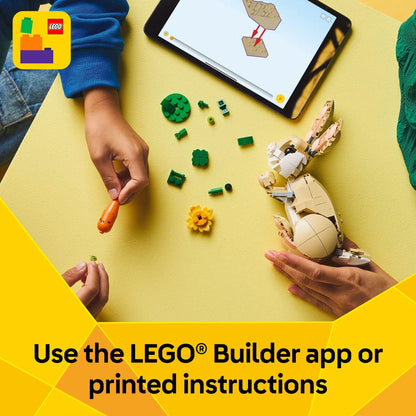 LEGO Creator 3 in 1 Cute Bunny Toy - Building Toy for Girls and Boys, Ages 8+ - Gift for Birthdays - W/ 3 Build Options, Bunny, Seal, or Llama - 31162 - Available at All In One Marketplace Canada