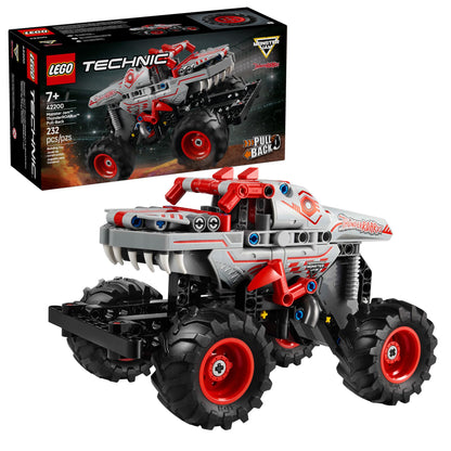 LEGO Technic Monster Jam ThunderROARus Pull-Back Monster Truck Toy - Building Toy for Kids, Boys and Girls, Ages 7+ - Creative Gift Idea for Lovers of Monster Trucks - 42200 - Available at All In One Marketplace Canada