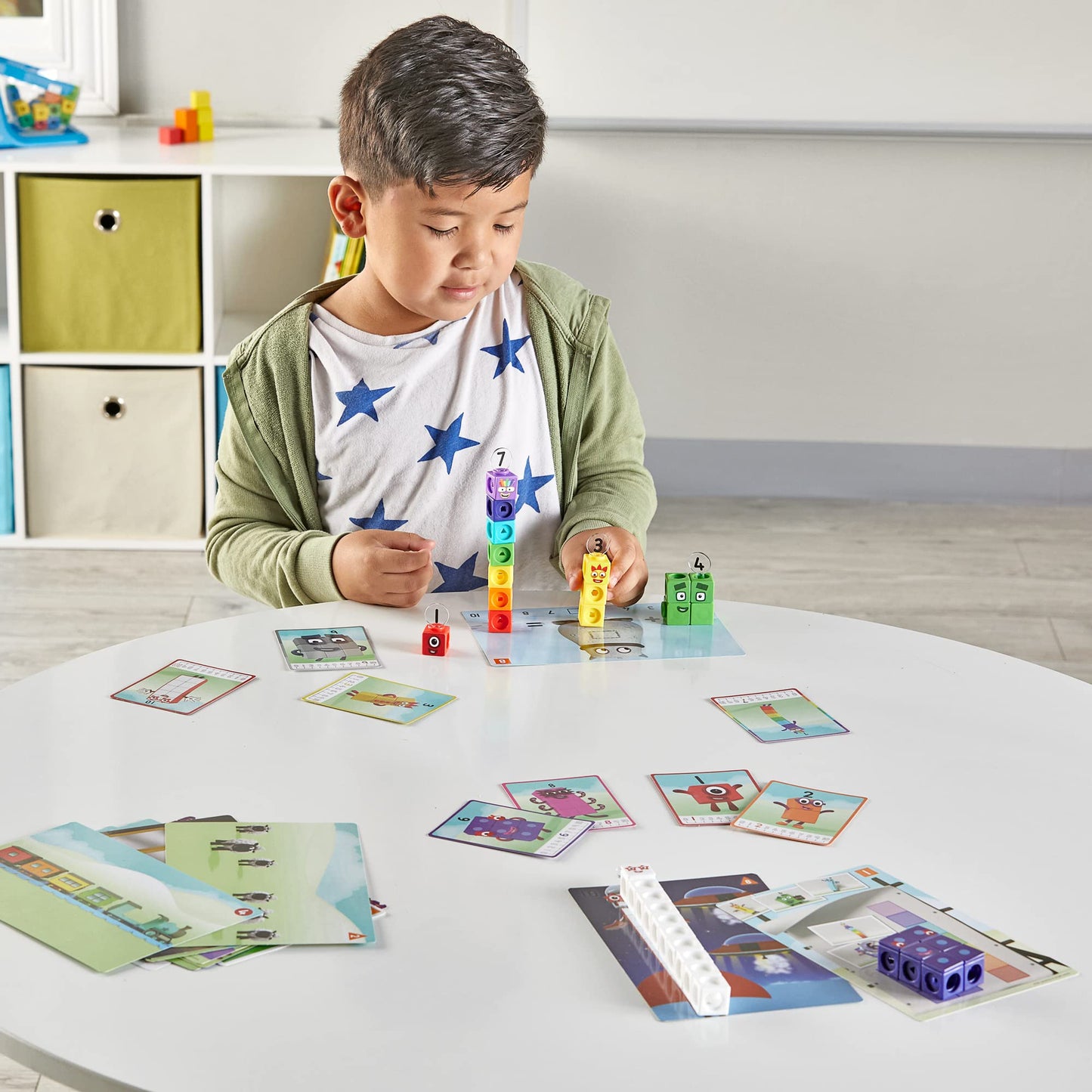 Numberblocks MathLink Cubes 1-10 hand2mind