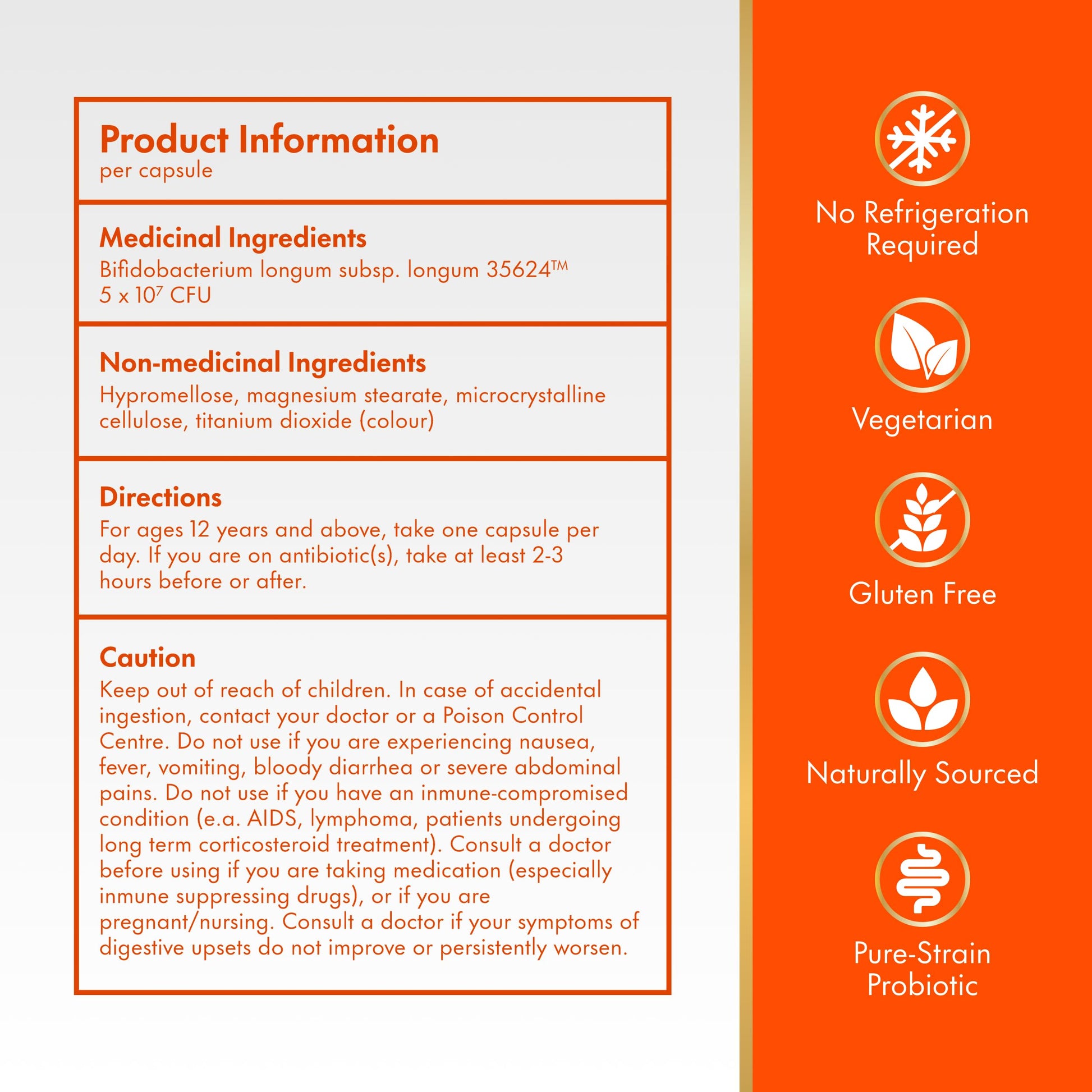 Align Advanced Probiotic Digestive Support, IBS Symptom Relief: Gas, Abdominal Discomfort, Bloating, Helps Healthy Intestinal Flora for Women & Men, 21 Capsules - Available at All In One Marketplace Canada