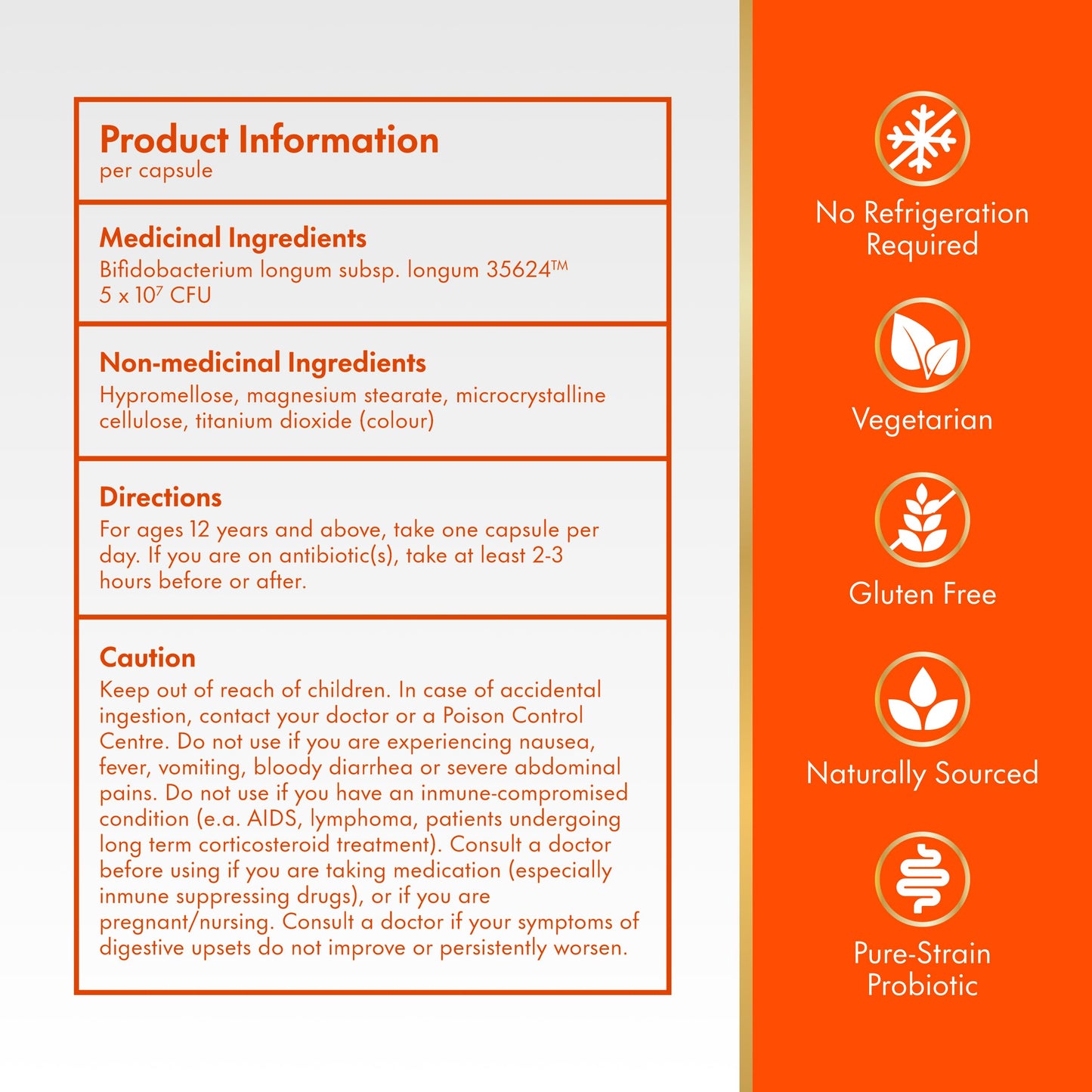 Align Probiotic Digestive Support Advanced Capsules for Woman and Men, Helps Relieve Symptoms of Irritable Bowel Syndrome (IBS) such as Bloating, Gas, and Abdominal Discomfort, 42 Capsules - Available at All In One Marketplace Canada
