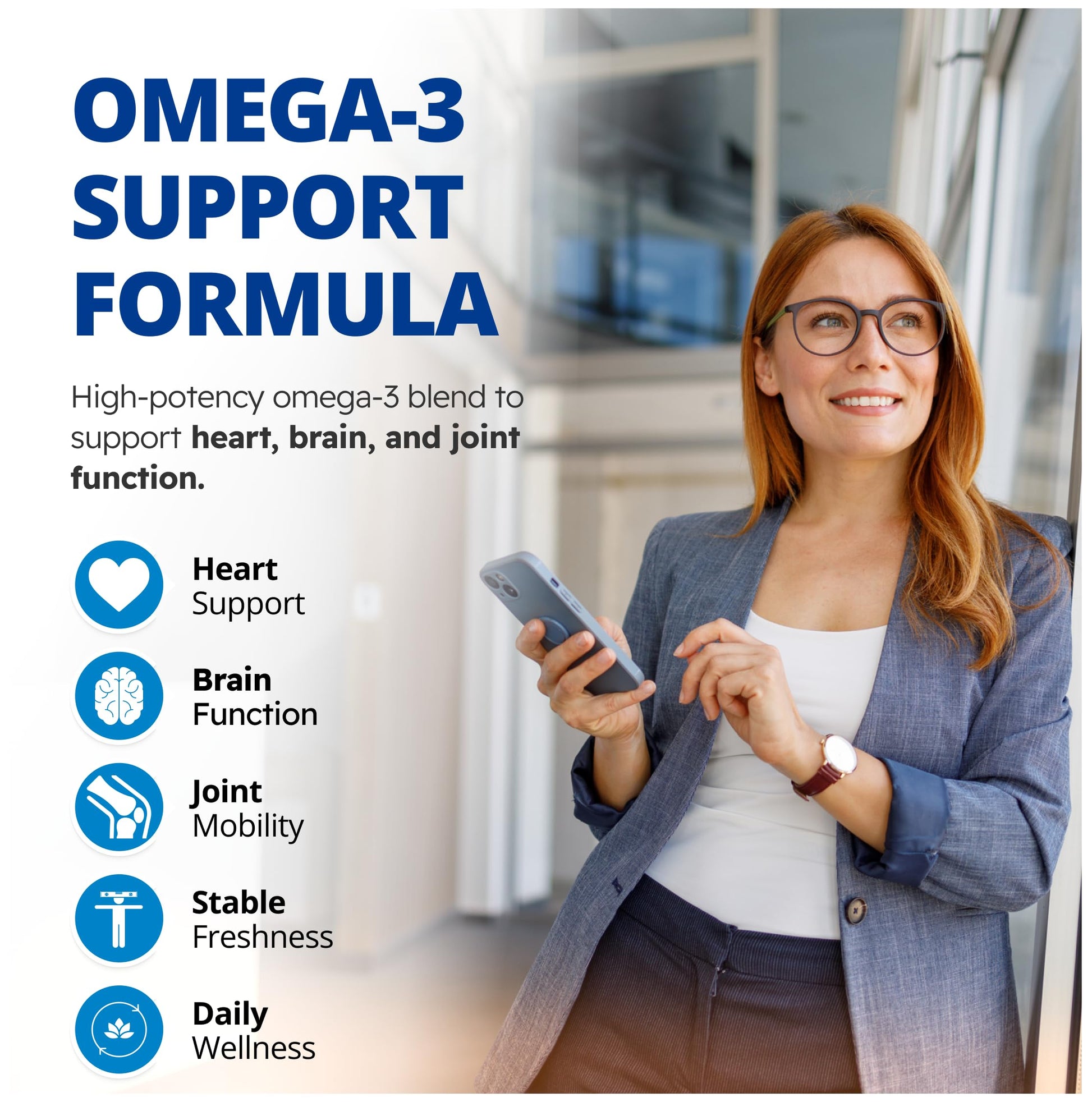 CanPrev Omega-Pro Essential HP 40/20, 90 Softgels 30-Day Supply - 1000mg Wild Deep-Sea Fish Oil, Omega-3 EPA & DHA Formula, Molecular Distilled with Vitamin E, Supports Heart, Brain, Joint, Eye & Skin - Available at All In One Marketplace Canada