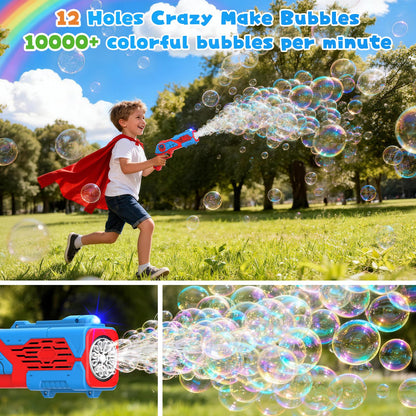 2PCS Bubble Gun for Kids, Spider Bubble Machine Gun with 4 Bubble Solution, Outdoors Toy, Easter, Halloween, Christmas, Party Favors, Birthday Gifts for Boys & Girls Ages 3 4 5 6 7 8 🍁 All In One Marketplace Canada