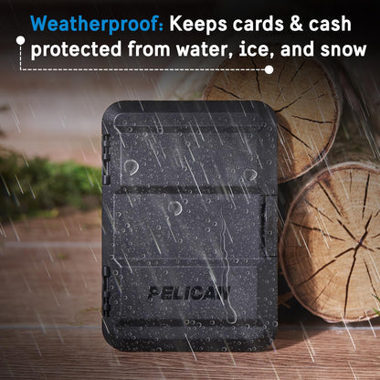 Pelican MagSafe Wallet for iPhone - Slim Magnetic Phone Wallet - Black