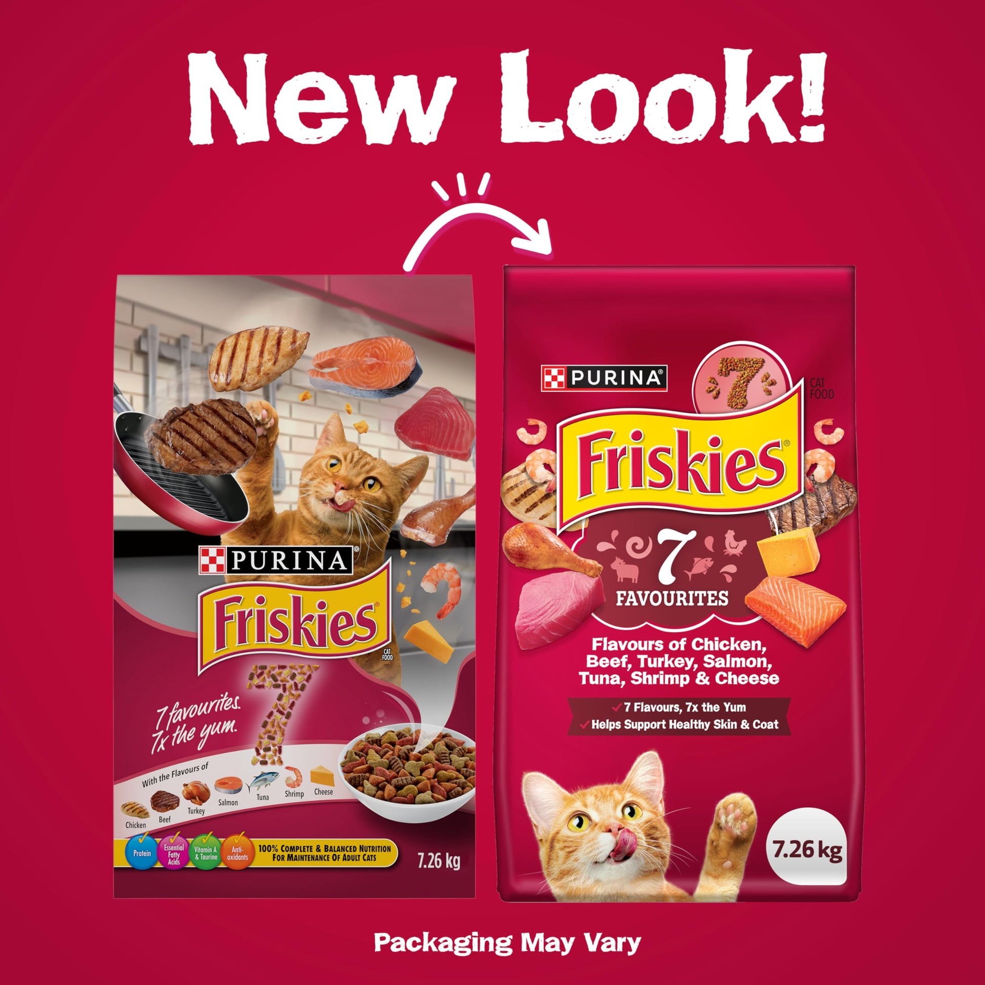 Friskies 7 Dry Cat Food - 7.26 kg Bag