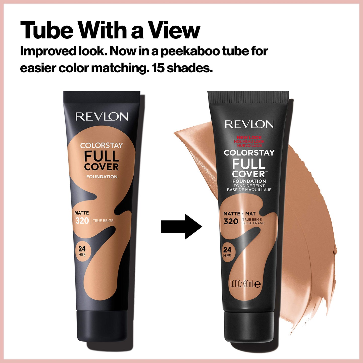 Revlon ColorStay Full Cover Longwear Matte Foundation, Heat & Sweat Resistant Lightweight Face Makeup, Buff (150), 1.0 oz/ 30ml REVLON