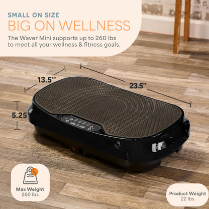 Lifepro Waver Mini Vibration Plate Exercise Machine, Compact & Powefull LifePro