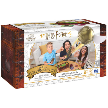 Harry Potter Catch The Golden Snitch, A Quidditch Board Game for Witches, Wizards and Muggles, Family Game Ages 8 & up Spin Master Games