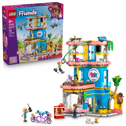 LEGO Friends Heartlake City Friends Club House Building Toy for Girls & Boys - Pretend Play Set for Kids, Ages 8+ - W/5 Minidolls, 3 Toy Animals, & Accessories - Gift Idea for Birthdays - 42689 🍁 All In One Marketplace Canada