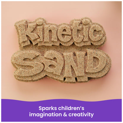 Kinetic Sand, 3lbs Beach Play Sand, Moldable Sensory Toys for Kids, Resealable Bag (Packaging May Vary), for Ages 3 and up