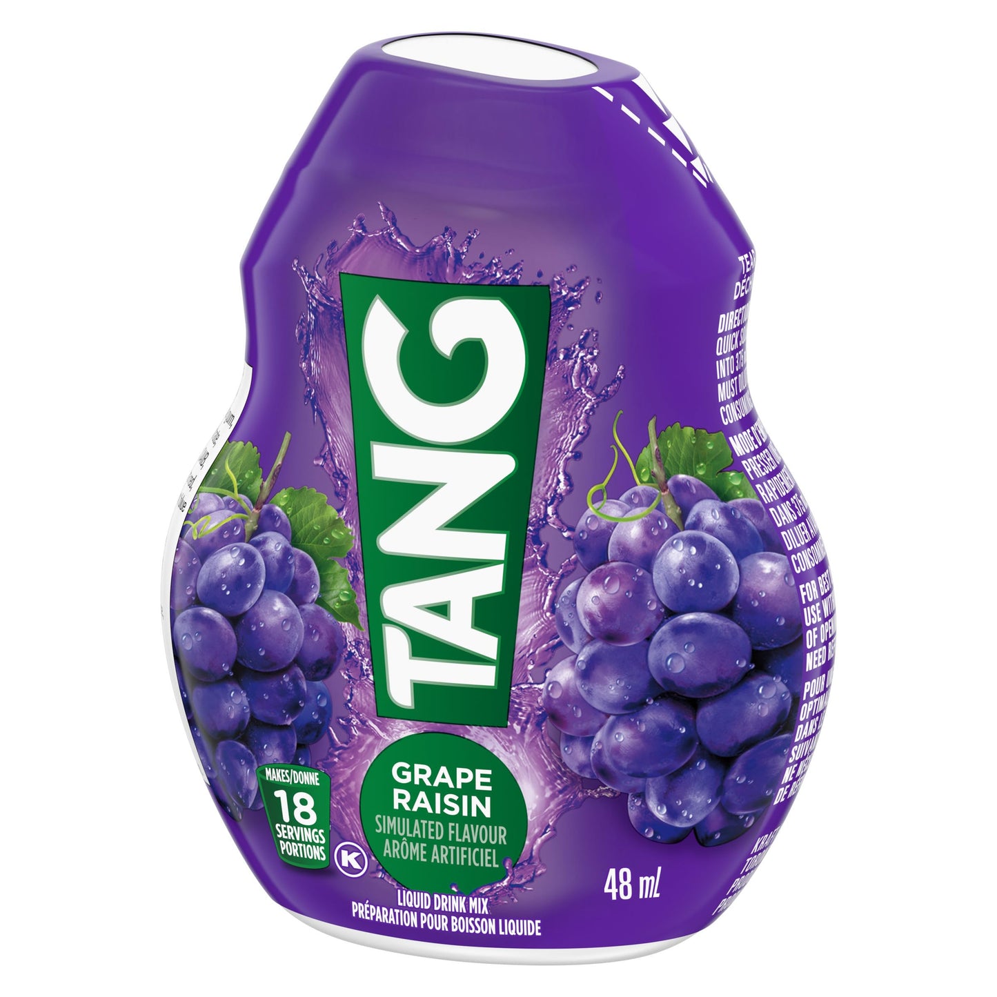Tang Grape Liquid Drink Mix, 48 mL Bottle (Pack of 12) TANG