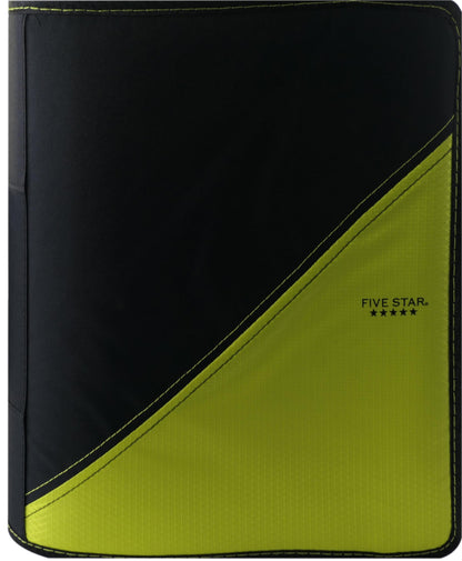 Five Star 3" Zipper Binder With Handle, 12.8" x 12.4", 1 Unit