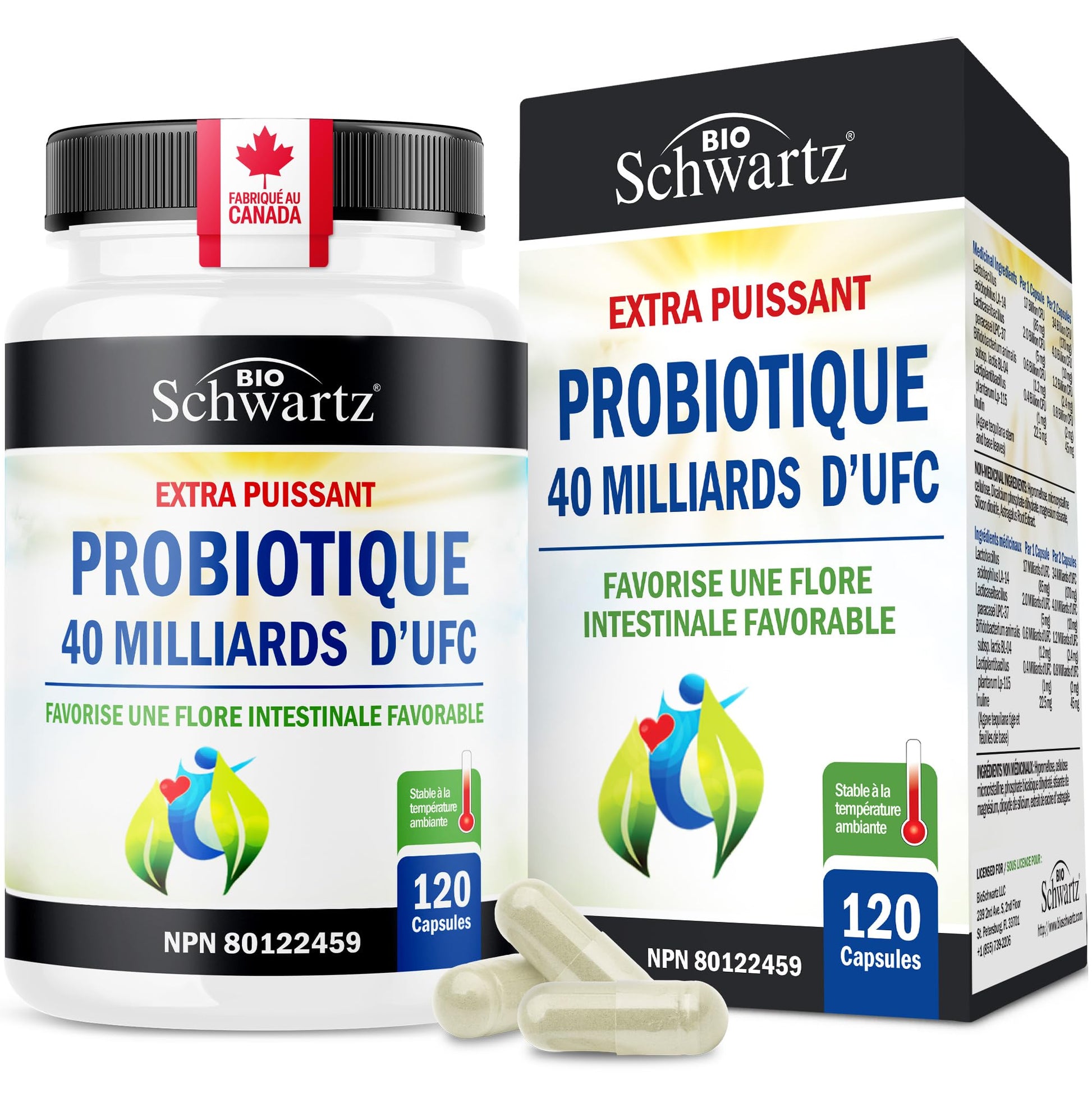 Daily Probiotic for Women & Men with 40 Billion CFU - Gut Health Complex with Probiotic for Women & Men - Shelf Stable Pre & Probiotics for Bloating Relief Digestive Enzyme Health | Non-GMO, 120ct