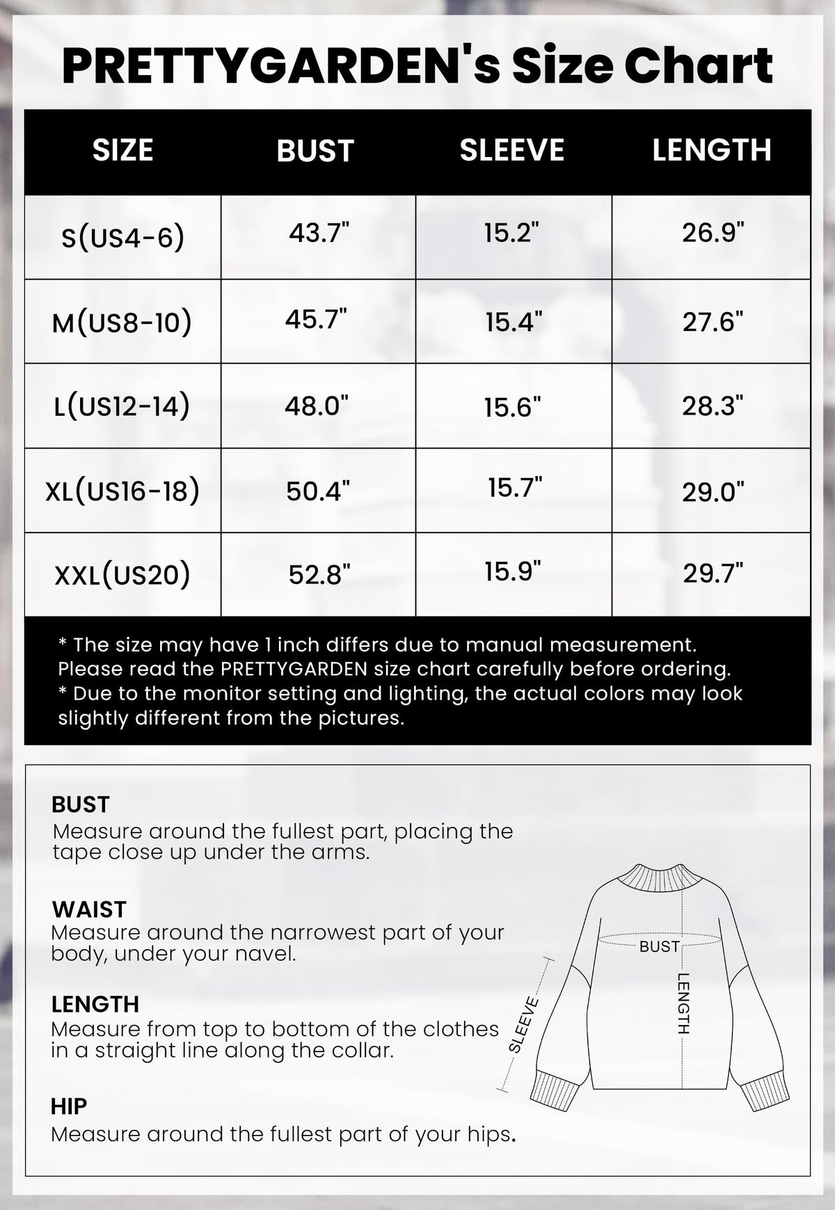 PRETTYGARDEN Women's Oversized Sweaters Fall Clothes Brown,M 🍁 All In One Marketplace Canada