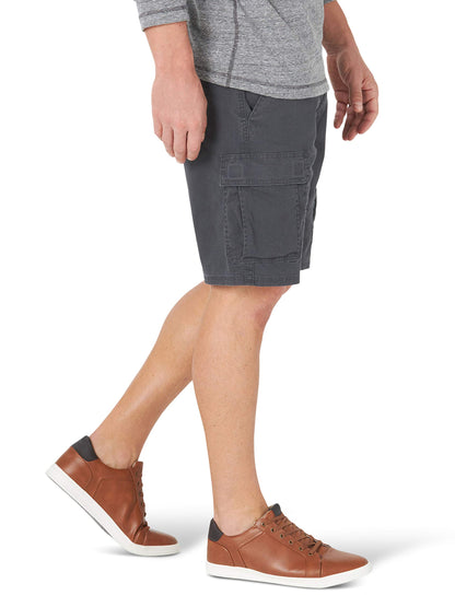 Wrangler Authentics Men's Classic Cargo Stretch Short, Anthracite, 34