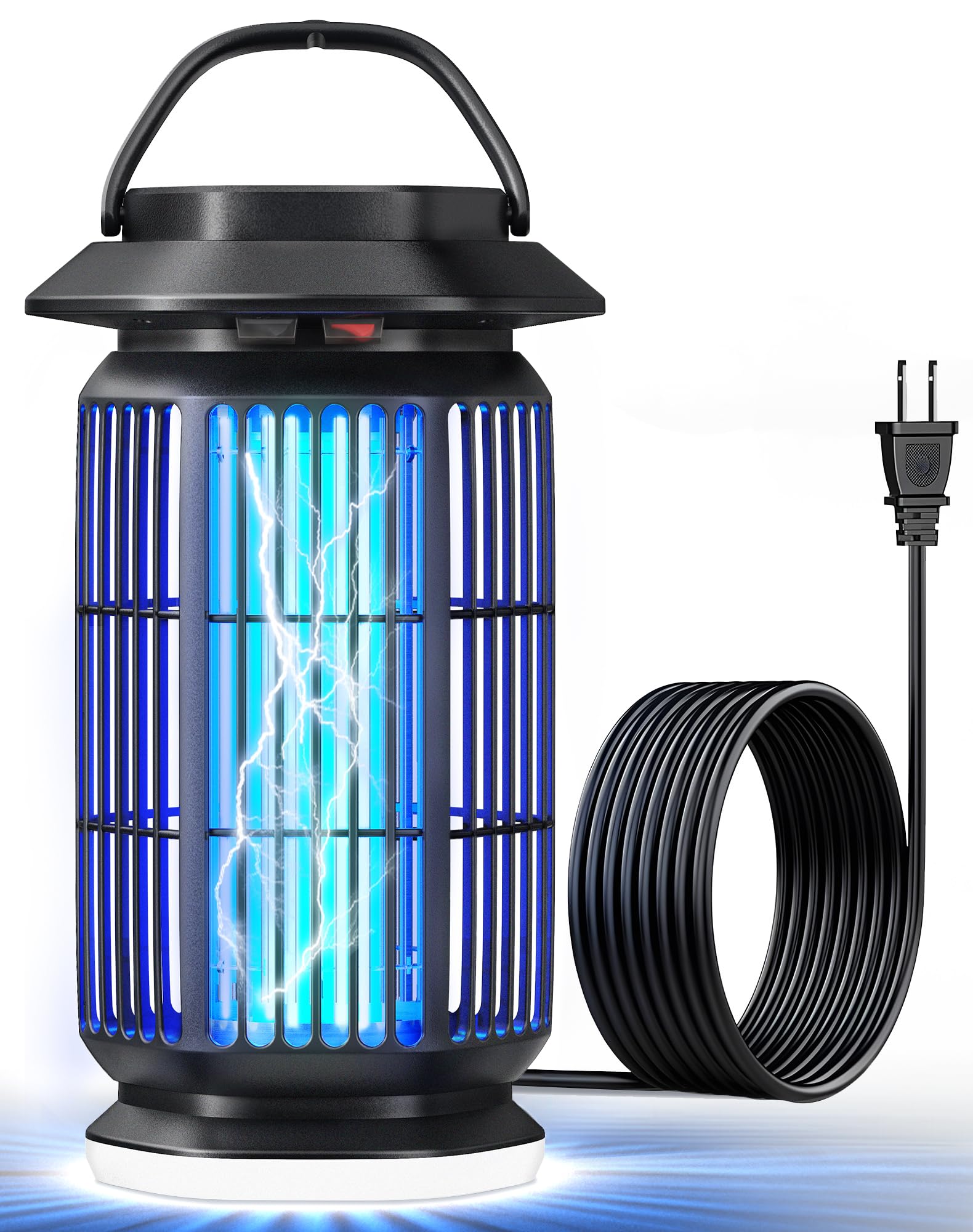 REOGLE 2-in-1 Bug Zapper Indoor Outdoor, 4000V Electric Mosquito Zapper with 365nm UV Light Trap & LED Night Light, Covers 2100 sq ft, Insect Fly Trapper Bug Light for Patio, Garage, Backyard, Porch - Available at All In One Marketplace Canada