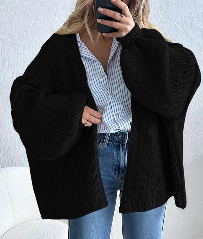 PRETTYGARDEN Womens Open Front Oversized Cardigan Sweaters Black 🍁 All In One Marketplace Canada