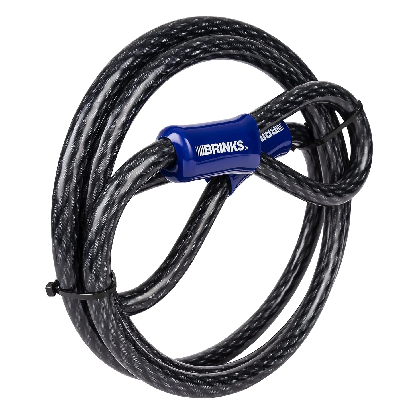 BRINKS - 7 ft x 5/8" Commercial Steel Braided Loop Cable - Heavy Duty Vinyl Wrap for Corrosion Protection 🍁 All In One Marketplace Canada