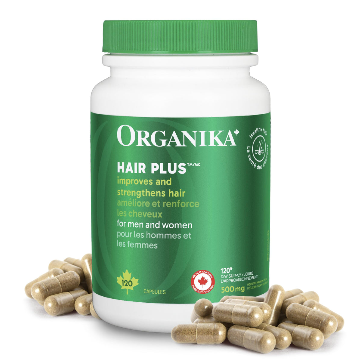 Organika Hair Plus 120 Caps