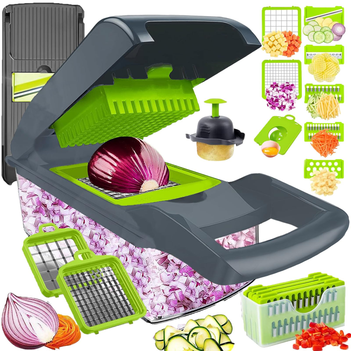 Vegetable Chopper Mandoline Slicer Home Kitchen Appliance Essential Gadget 🍁 All In One Marketplace Canada