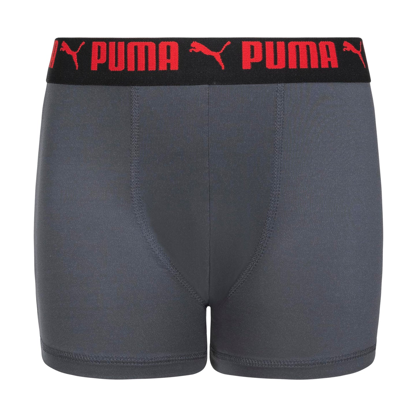 Puma Boys' 5 Pack Performance Boxer Briefs, Grey/Bright, Large PUMA