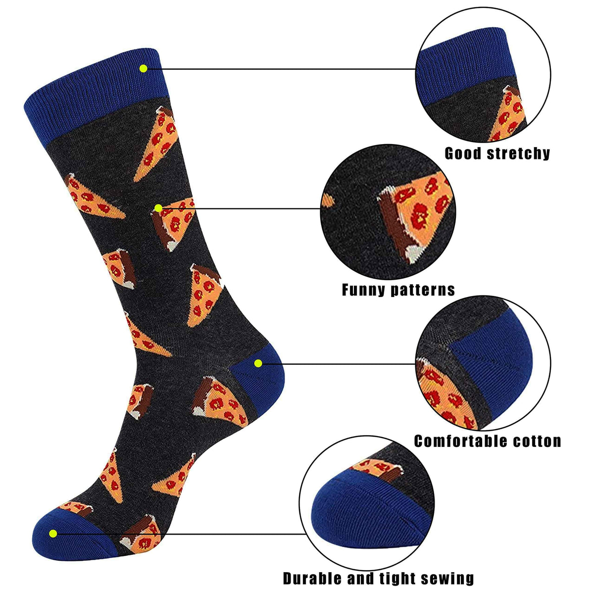 Moyel Funny Socks for Men Fun Novelty Crazy Dress Socks 🍁 All In One Marketplace Canada