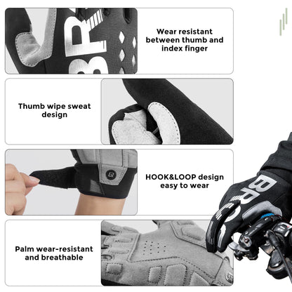 ROCKBROS Winter Cycling Gloves - Full Finger, Water Resistant, Touch Screen Compatible for Men & Women, Skiing & Biking 🍁 All In One Marketplace Canada