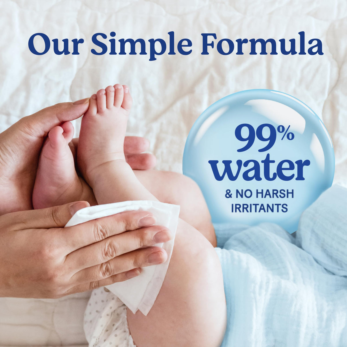 Huggies Skin Essentials Baby Wipes, Hypoallergenic, 99% Water, 10 Flip Top Packs (840 Wipes Total)