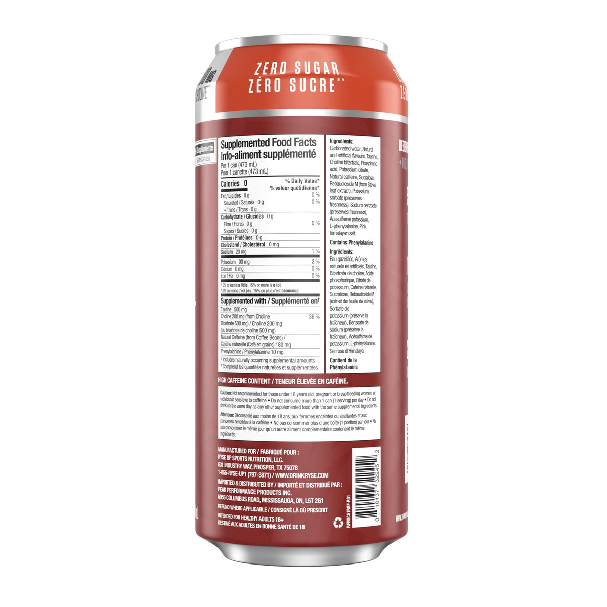 Ryse Fuel Energy Drink Root Beer Float | Pack of 12