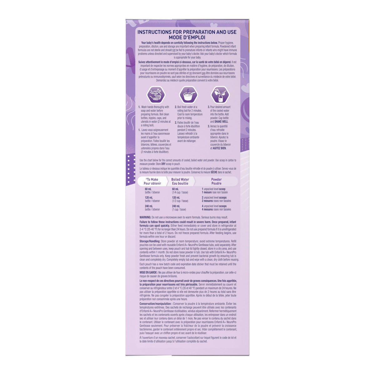 Enfamil A+ NeuroPro Gentlease, Baby Formula, Powder Refill Carton, with Brain Building DHA, 0+ Months, 2 x 431g (862g)