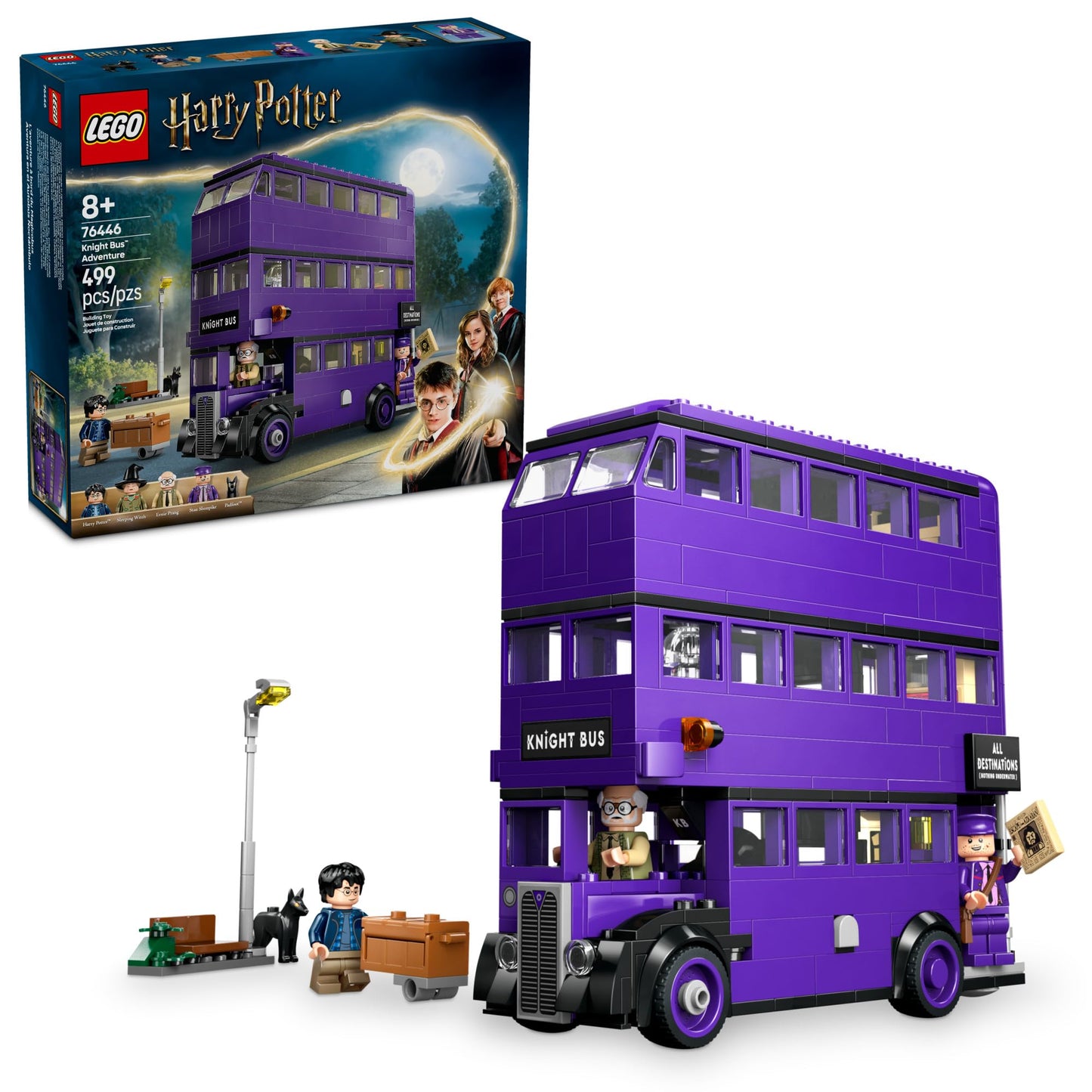 LEGO Harry Potter Knight Bus Adventure - Building Toy for Kids, Boys, and Girls, Ages 8+ - Iconic Bus from Harry Potter and The Prisoner of Azkaban - with 5 Minifigures - Birthday Gift Idea - 76446 🍁 All In One Marketplace Canada