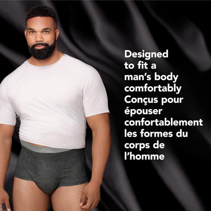 Depend Real Fit Adult Incontinence Underwear for Men, Maximum Absorbency, S/M, Grey, 56 Count 🍁 All In One Marketplace Canada
