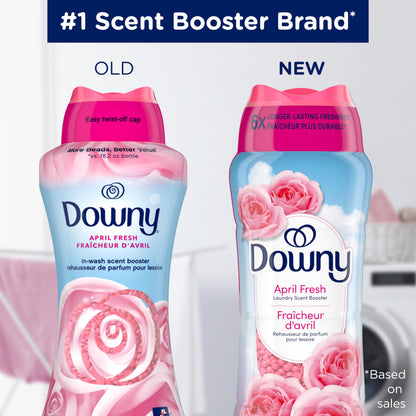 Downy April Fresh In-Wash Laundry Scent Booster Beads, laundry scent beads, Long-lasting Freshness, 680 Grams - Available at All In One Marketplace Canada