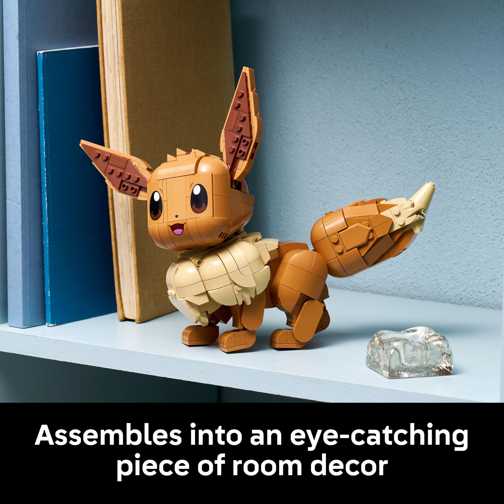LEGO Pokémon Eevee - Collectible Building Set for Adults, Ages 18+ - Posable Pokémon Figure for Display - Desk, Bookshelf or Home Office Decor - Gift for Men & Women - 72151 - Available at All In One Marketplace Canada