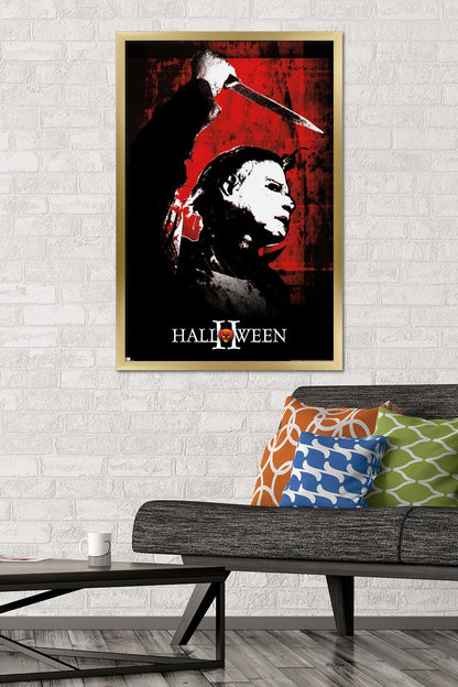 Halloween II - Affiche murale rouge