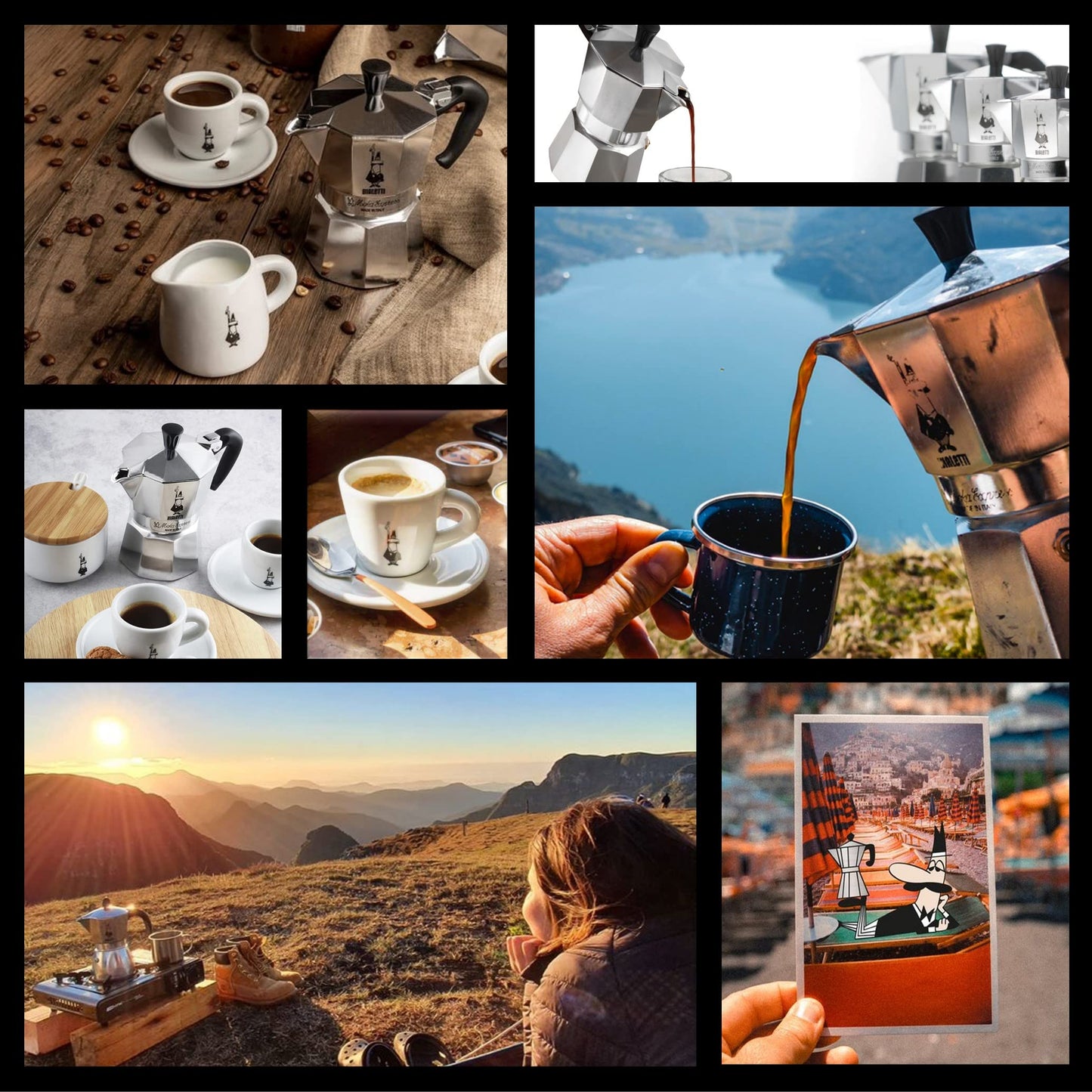 Bialetti Moka Express 1-Cup (2 Oz - 60 Ml) Aluminum Stovetop Espresso Maker, Silver 🍁 All In One Marketplace Canada