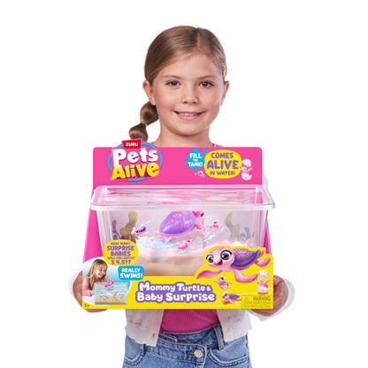 Pets Alive Mama Turtle Surprise by ZURU, Robot Toy Pet Turtle Pets Alive