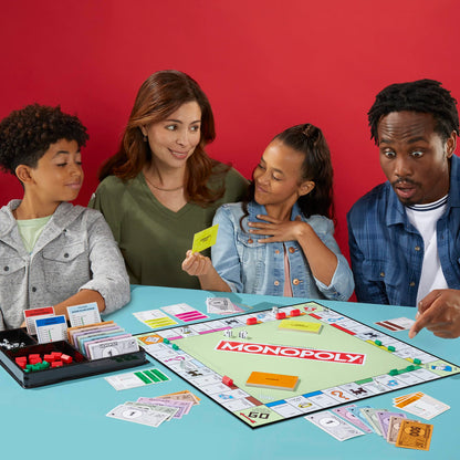 Monopoly Board Game | Classic Game with Storage Tray and Larger Tokens | Ages 8+ | 2 to 6 Players | Family Games for Kids and Adults | Kids Gifts (English & French) 🍁 All In One Marketplace Canada