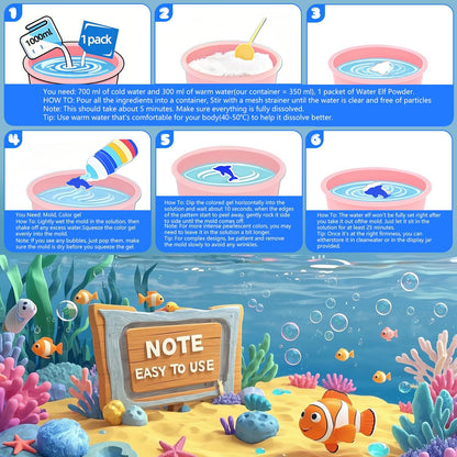 Funewest Magic Water Elf Toy Kit, DIY Aqua Fairy Water Gel Kit for Kid 🍁 All In One Marketplace Canada