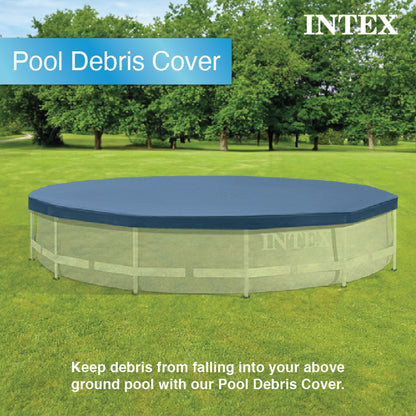 Intex 28031E 12 Foot Round Above Ground Swimming Pool Cover, (Pool Cover Only) Intex