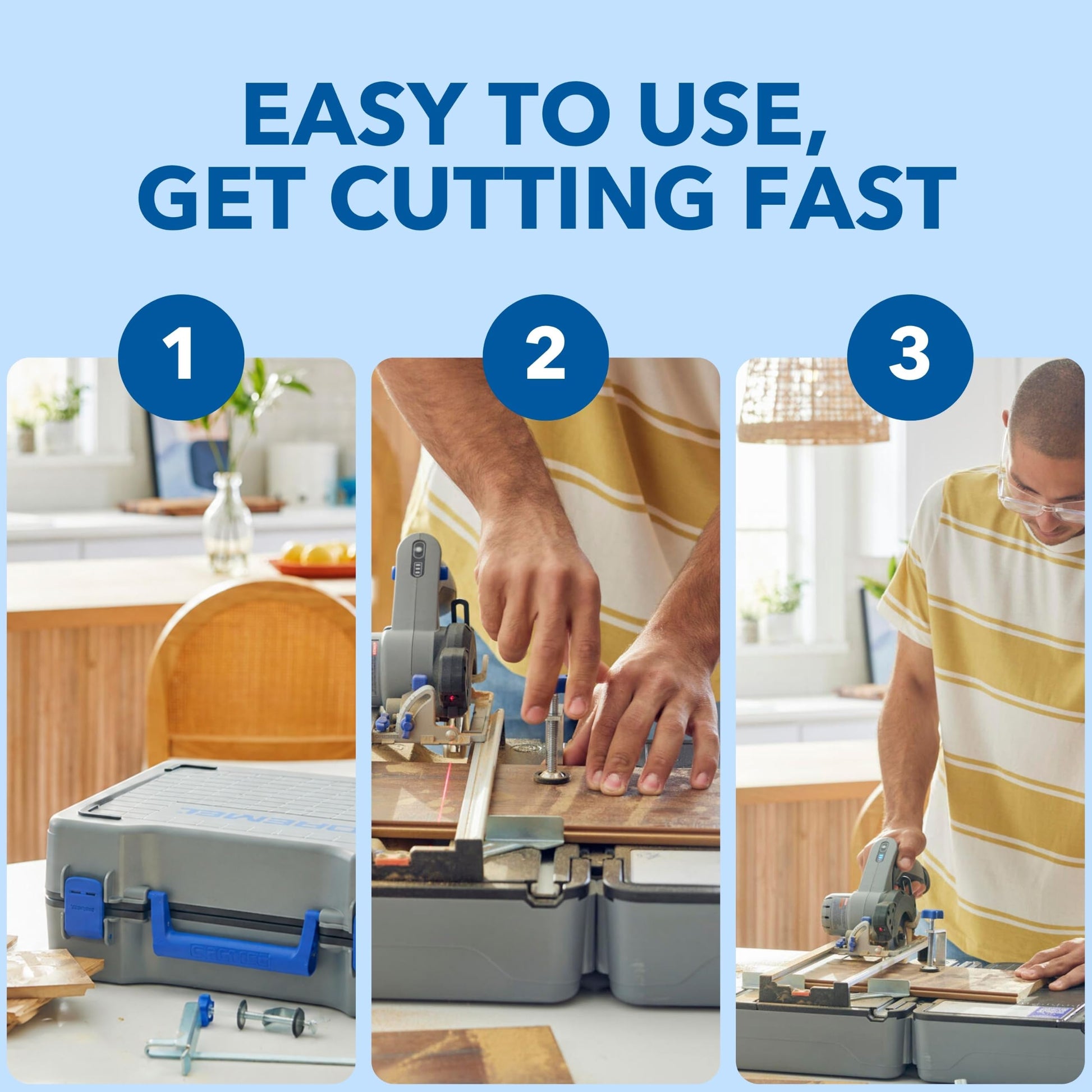 Dremel Blueprint Portable Saw Station with 12V Brushless Compact Circular Saw and Multi-Purpose Cutting Case (CS12V-S1C) Dremel