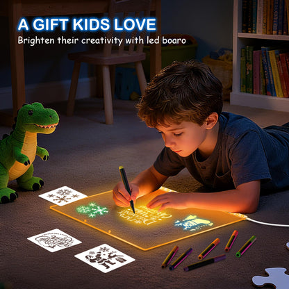 17" LED Drawing Board for Kids, Birthday Gifts for Girls Ages 3-12+ Years 🍁 All In One Marketplace Canada