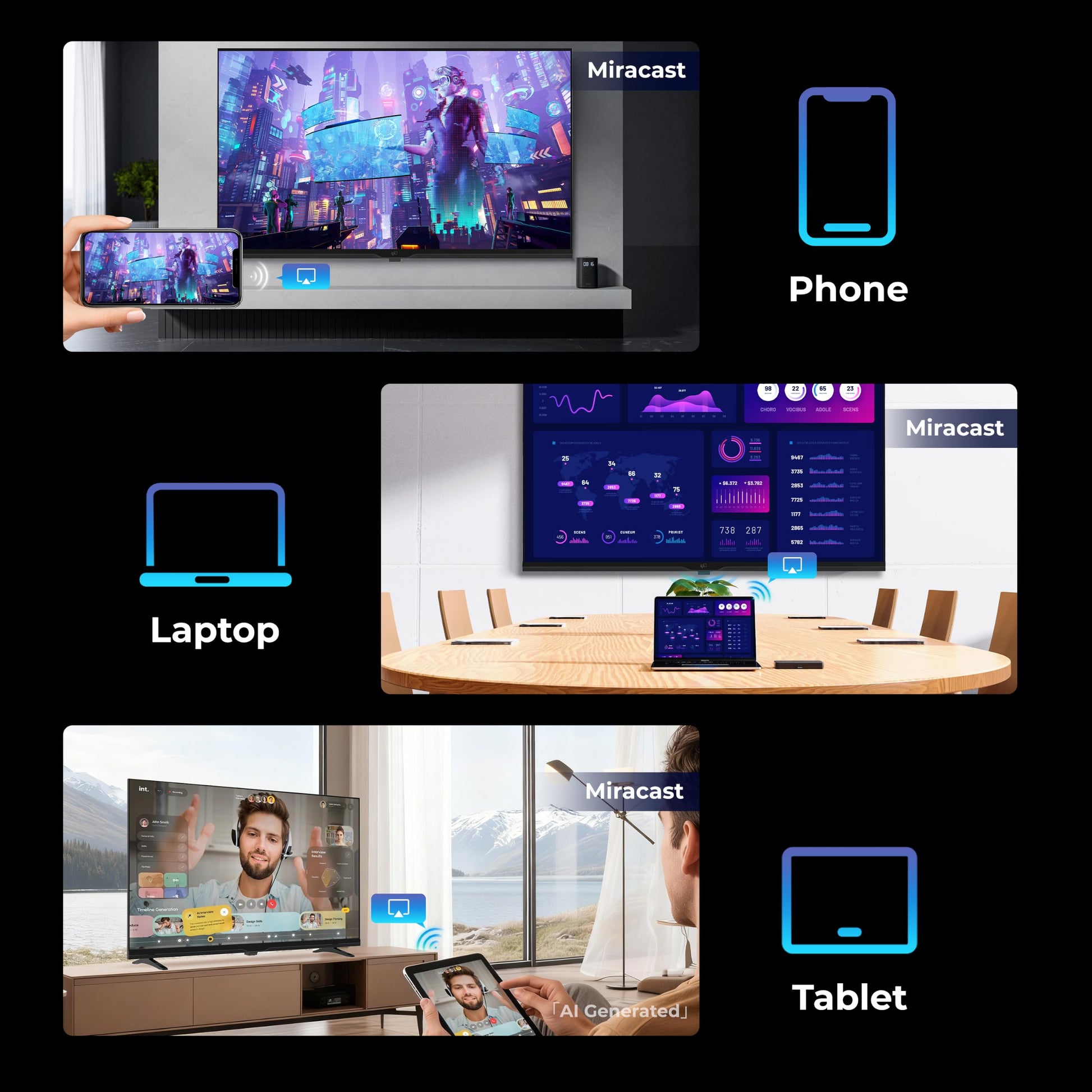 FPD 32 Inch Smart TV 720p HD Powered by Tizen OS Compatible with Samsung TV Plus, Dolby Audio, HDR 10, Gaming Hub, SmartThings, Voice Control, Built-in Miracast, Flat Screen Television (AT32-P1, 2026)
