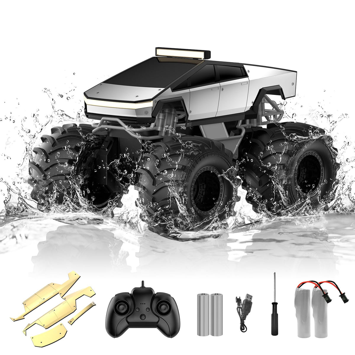 Amphibious Remote Control Car, 1:18 Monster Truck Toys for Boys RC Cars 🍁 All In One Marketplace Canada