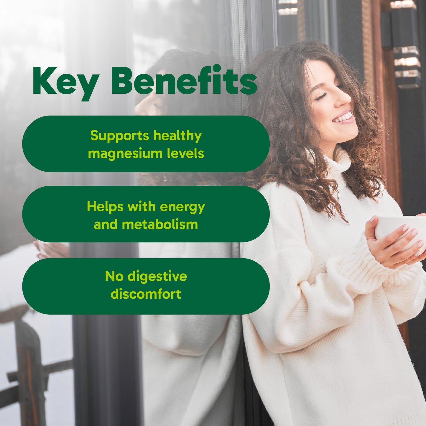 Organika Magnesium L-Threonate- High Absorption to Boost Magnesium Levels- 90vcaps Organika