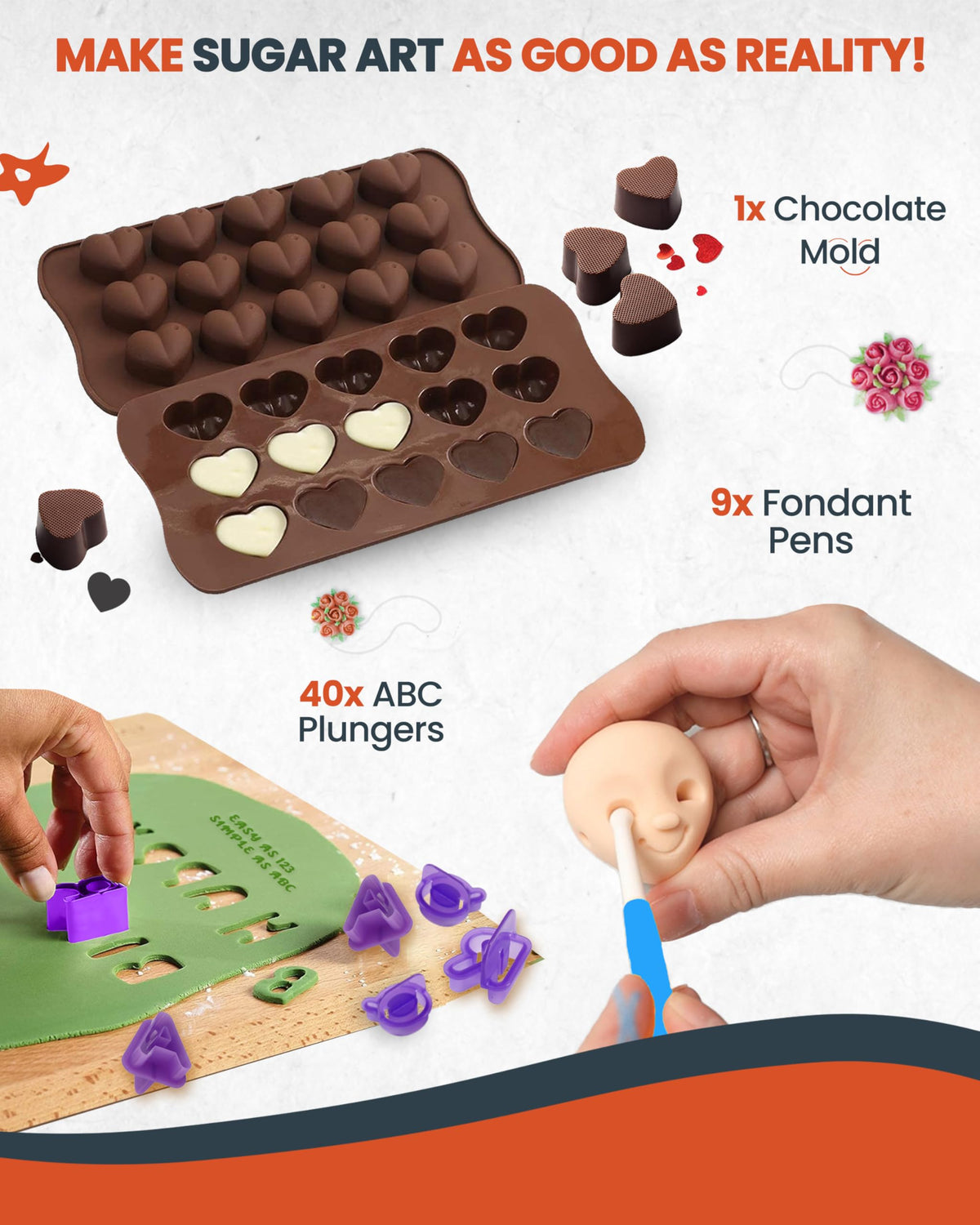 Cake Decorating Supplies, 700PCs Cake Decorating Kit 3 Springform Cake Pans, Cake Turntable, Numbered Piping Icing Tips, Chocolate Mold,Leveler, Baking Supplies Cupcake Liner & more Baking Stuff RFAQK 🍁 All In One Marketplace Canada