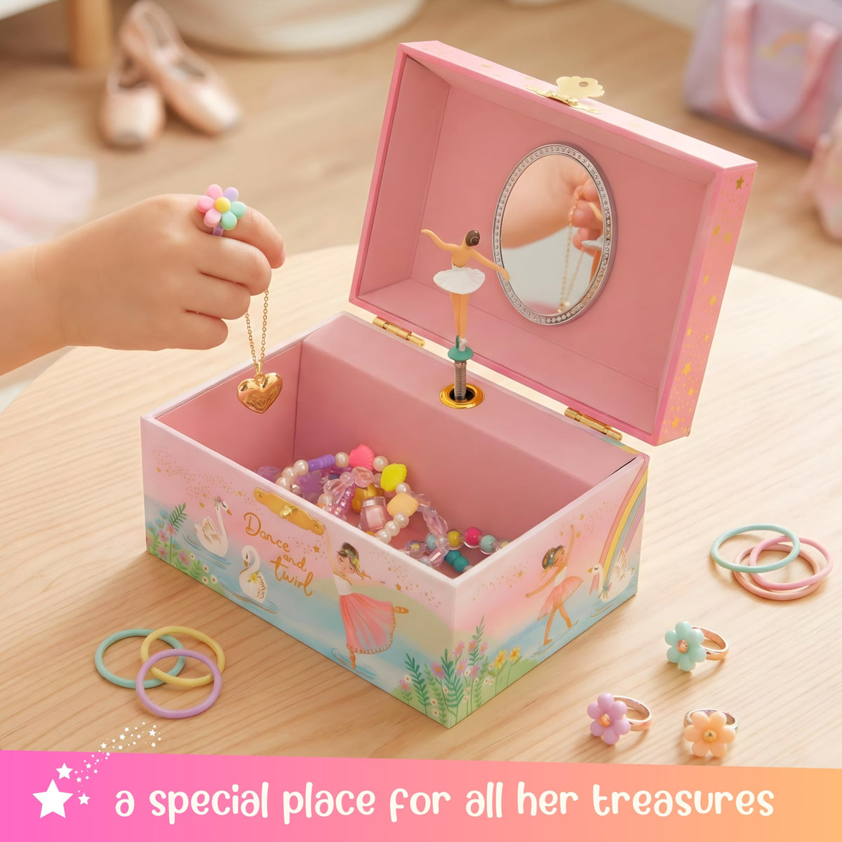 Giggle & Honey® Musical Ballerina Jewelry Box for Girls 🍁 All In One Marketplace Canada