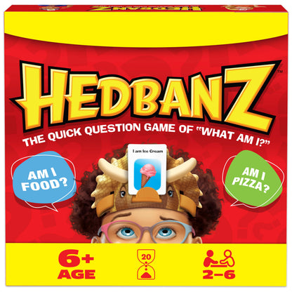 Hedbanz 2023 Edition with Brand New Cards Picture Guessing Board Game- Family Games | Games for Family Game Night| Kids Games | Card Games for Families & Kids Ages 6 and up